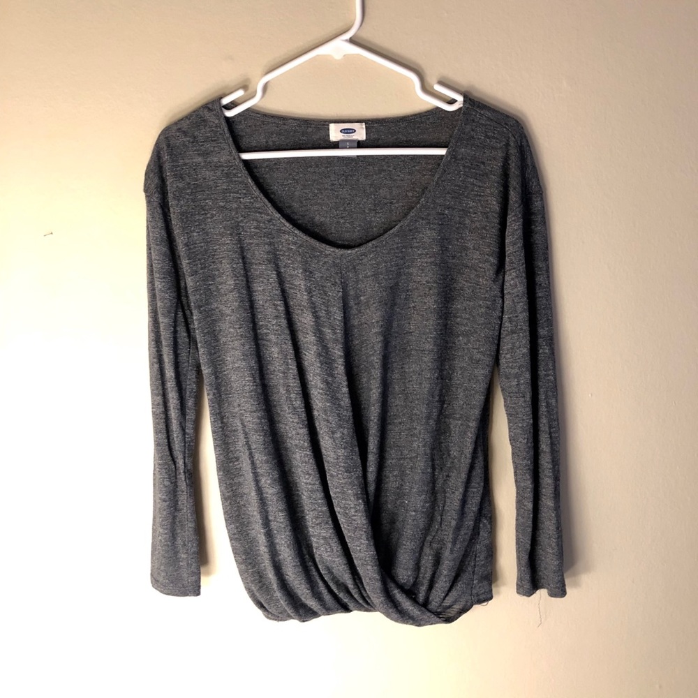 Old Navy Gray Long Sleeve